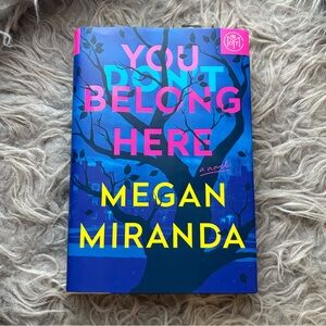 You Belong Here by Megan Miranda BOTM hardcover book EUC